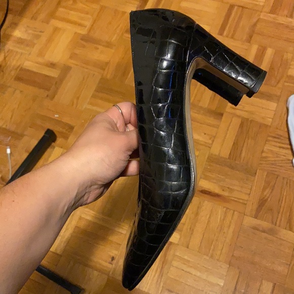 Vince Camuto Patent Leather Block Heels - Picture 2 of 9